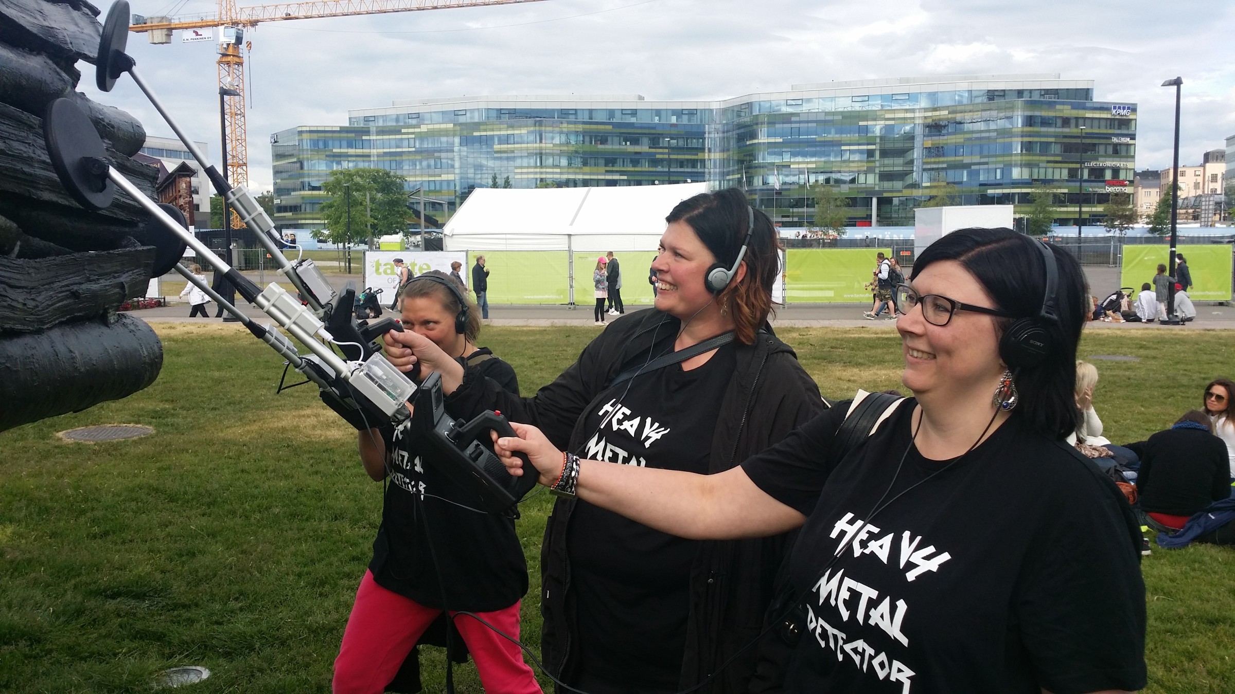 Heavy Metal Detector walk at Musiikkitalo