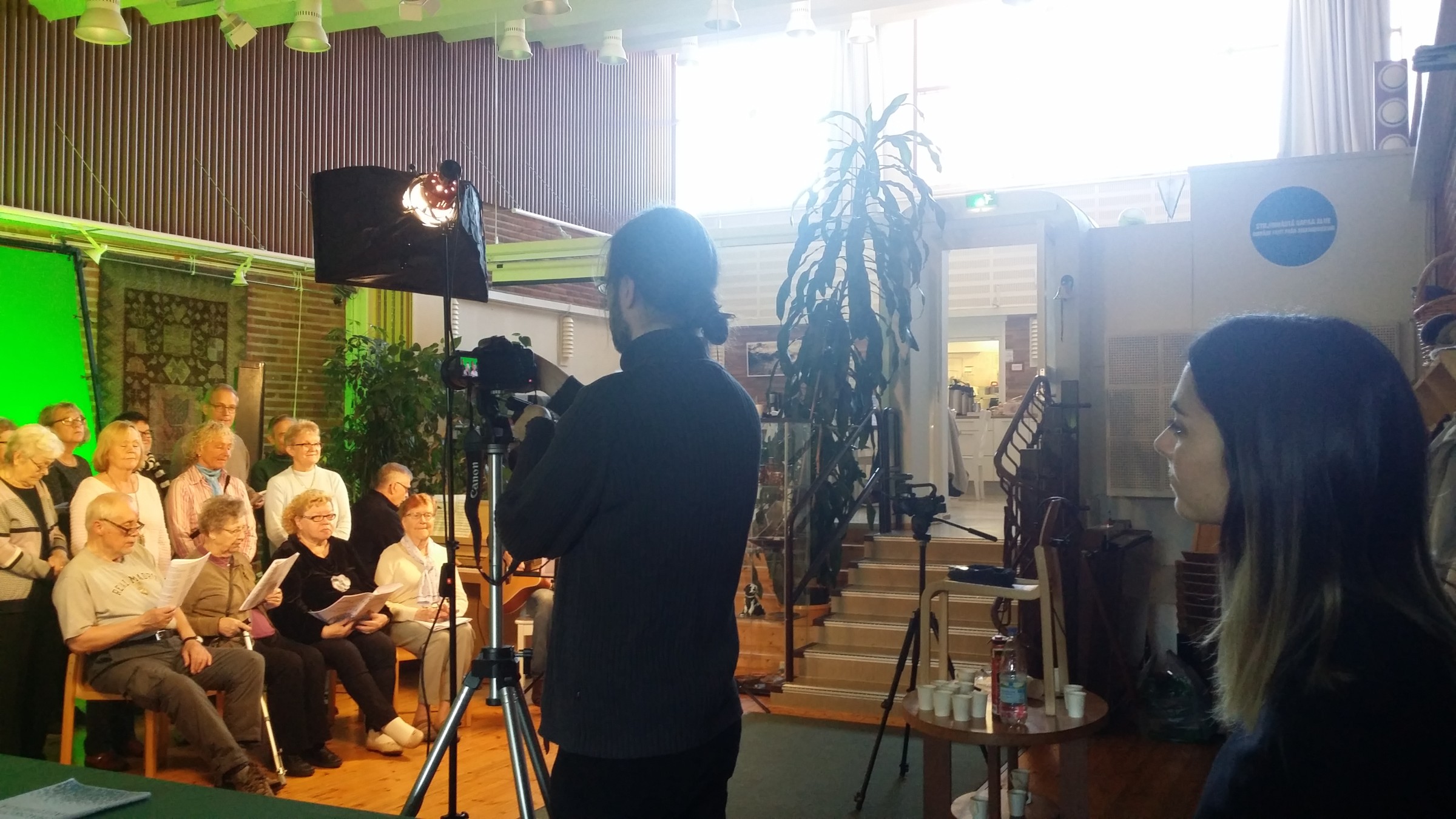 Our Coming Community sing-along group shoot