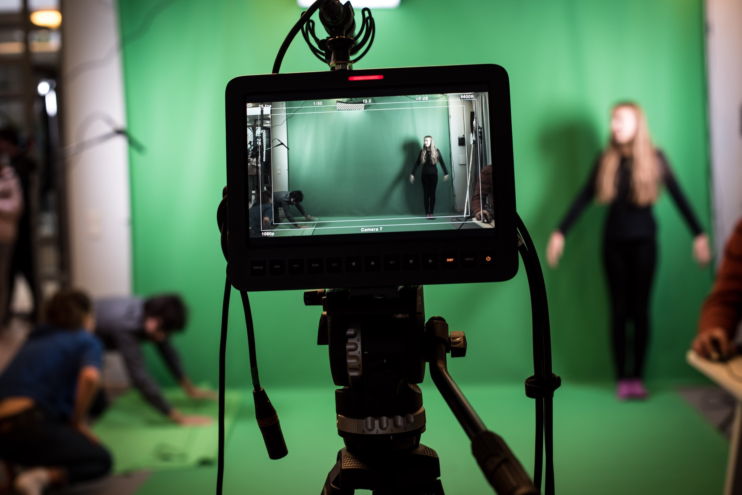 Green screen shooting of Recovered Utopias at Maunula Secondary School