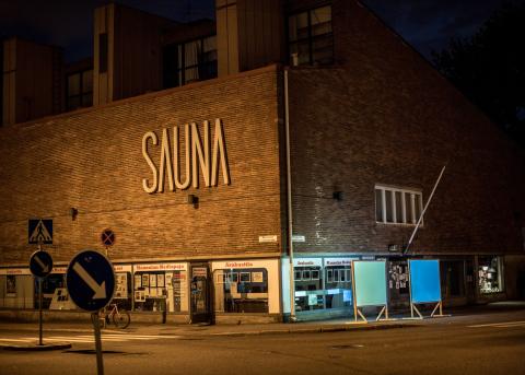 Saunabaari community centre building