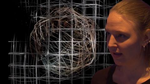 Paula Lehtonen still from interview