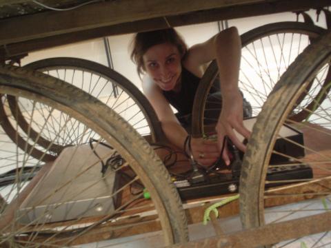 Sophea with SnackCity cart