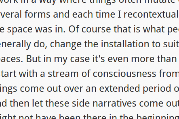 Dialogue on process closeup of text